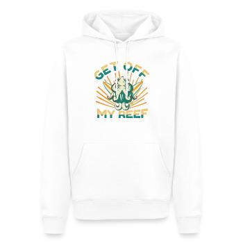 Poulpe Poulpe Tentacule de mer Poulpe Poulpe Poulpe Poulpe - Sweat à capuche Premium bio Homme - blanc - Devant - Nico (187cm)