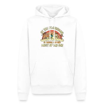 Primary School Teacher Kindergarten Educator - Men’s Premium Organic Hoodie - white - Front - Nico (187cm)