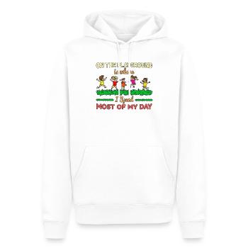 Primary School Teacher Kindergarten Educator - Men’s Premium Organic Hoodie - white - Front - Nico (187cm)