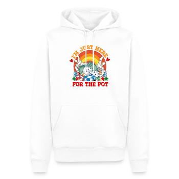 Kasino Glücksspiel Spielautomat Kartenspiel - Männer Premium Bio Hoodie - Weiß - Vorne - Nico (187cm)