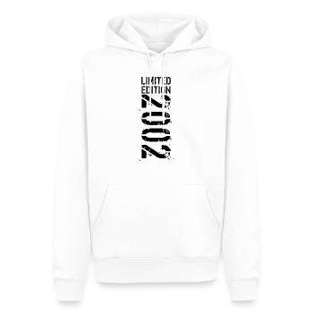 2002, the ultimate birth year LIMITED EDITION - Men’s Premium Organic Hoodie - white - Front - Nico (187cm)