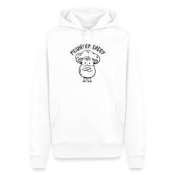 Cueilleur de champignons Chasseurs de champignons Amateurs de champignons Champignons Ferme de champignons - Sweat à capuche Premium bio Homme - blanc - Devant - Nico (187cm)