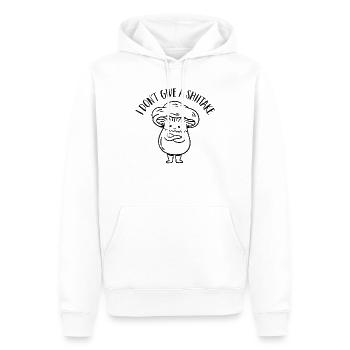 Cueilleur de champignons Chasseurs de champignons Amateurs de champignons Champignons Ferme de champignons - Sweat à capuche Premium bio Homme - blanc - Devant - Nico (187cm)