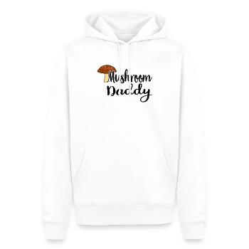 Cueilleur de champignons chasseur de champignons amateur de champignons champignons ferme - Sweat à capuche Premium bio Homme - blanc - Devant - Nico (187cm)