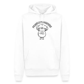 Cueilleur de champignons chasseur de champignons amateur de champignons champignons ferme - Sweat à capuche Premium bio Homme - blanc - Devant - Nico (187cm)