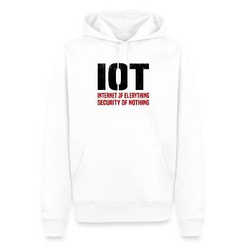 Internet Of Things IOT Programmierer Admin IT - Männer Premium Bio Hoodie - Weiß - Vorne - Nico (187cm)