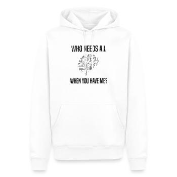 Internet Of Things IOT Programmierer Admin IT - Männer Premium Bio Hoodie - Weiß - Vorne - Nico (187cm)