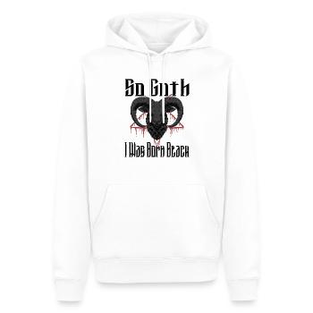 Satan Beelzebub Teufel Gothic Pentagram Mystisch - Männer Premium Bio Hoodie - Weiß - Vorne - Nico (187cm)