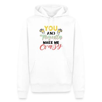 Tequila Alkohol Mexikanisch Mexiko Latino - Männer Premium Bio Hoodie - Weiß - Vorne - Nico (187cm)
