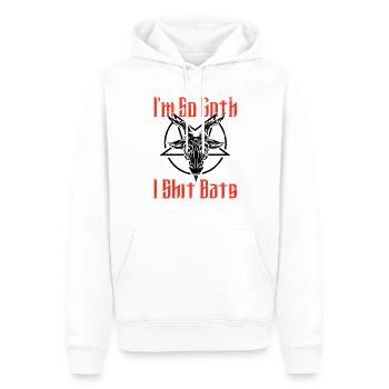 Satan Beelzebub Teufel Gothic Pentagram Mystisch - Männer Premium Bio Hoodie - Weiß - Vorne - Nico (187cm)