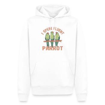 Perruche Perroquet Perroquet Propriétaire - Sweat à capuche Premium bio Homme - blanc - Devant - Nico (187cm)