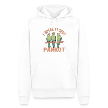 Perruche Perroquet Perroquet Propriétaire - Sweat à capuche Premium bio Homme - blanc - Devant - Nico (187cm)