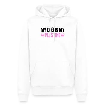 Misanthrope Antisocial Introvert - Men’s Premium Organic Hoodie - white - Front - Nico (187cm)