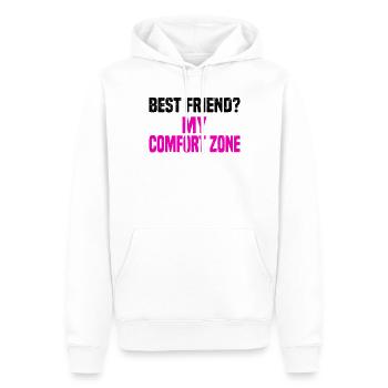 Misanthrop Menschenhasser Asozial Introvertiert - Männer Premium Bio Hoodie - Weiß - Vorne - Nico (187cm)