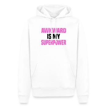 Misanthrop Menschenhasser Asozial Introvertiert - Männer Premium Bio Hoodie - Weiß - Vorne - Nico (187cm)