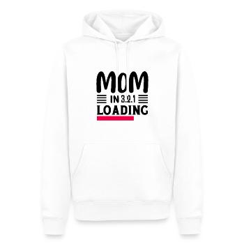 I went from mom to mom to be great - Men’s Premium Organic Hoodie - white - Front - Nico (187cm)