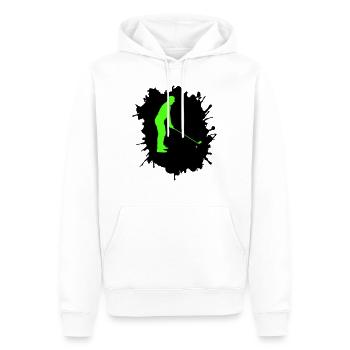 Golf Blobs - Men’s Premium Organic Hoodie - white - Front - Nico (187cm)
