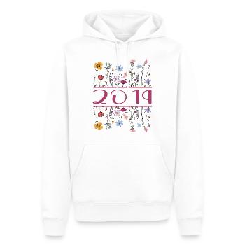 2014 Legendär Seit 2014 Geburtstag 2014 Frauen - Männer Premium Bio Hoodie - Weiß - Vorne - Nico (187cm)