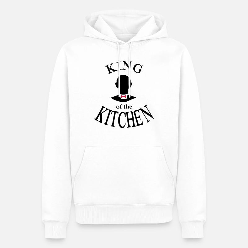 Chef - Sweat à capuche Premium bio Homme - blanc