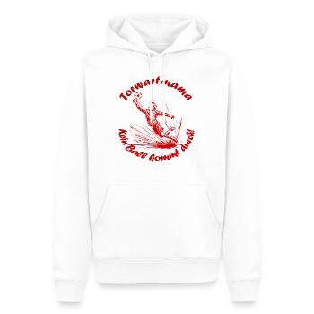 Towart Mama rot - Männer Premium Bio Hoodie - Weiß - Vorne - Nico (187cm)