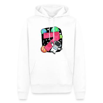 7 Geburtstag Junge - 7 Jahre alt - Ich bin 7 - Männer Premium Bio Hoodie - Weiß - Vorne - Nico (187cm)