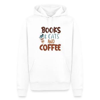Cats Kitten Cat Mom Cat Dad Cat Cat Cat - Men’s Premium Organic Hoodie - white - Front - Nico (187cm)