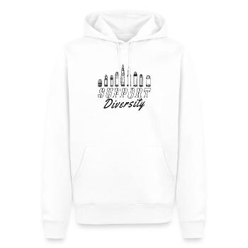 Gun Rights Gun Lover 2nd Change Gift Idea - Men’s Premium Organic Hoodie - white - Front - Nico (187cm)