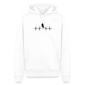 Dragon Dragon Fire Dragon Cave Fire Dragon Dragon - Men’s Premium Organic Hoodie - white - Front - Nico (187cm)