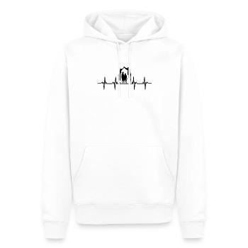 Familie Mama Papa Kind Sohn Tochter Tante Onkel - Männer Premium Bio Hoodie - Weiß - Vorne - Nico (187cm)