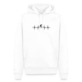 Escrime Sabre Épées Épées Planque Combat à l’épée - Sweat à capuche Premium bio Homme - blanc - Devant - Nico (187cm)