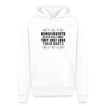 Arbre généalogique Historien de la famille Généalogie Généalogie - Sweat à capuche Premium bio Homme - blanc - Devant - Nico (187cm)