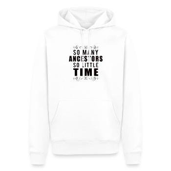 Arbre généalogique Historien de la famille Généalogie Généalogie - Sweat à capuche Premium bio Homme - blanc - Devant - Nico (187cm)