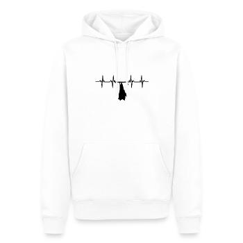 Fledermäuse Fledermaus Fledermausschutz Höhle - Männer Premium Bio Hoodie - Weiß - Vorne - Nico (187cm)