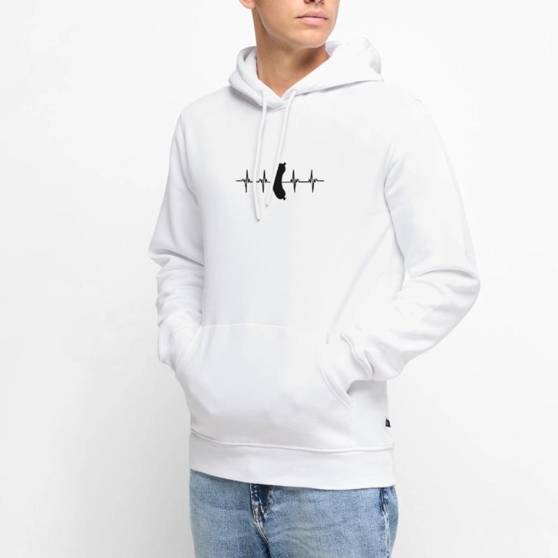 Butcher Fleischer Wurst rind Fleischerei Fleischerei Fleisch Men’s Premium Organic Hoodie