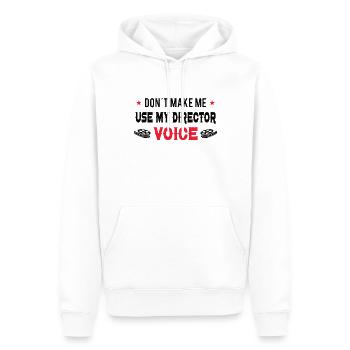 writer producer actor director filmmaker - Männer Premium Bio Hoodie - Weiß - Vorne - Nico (187cm)