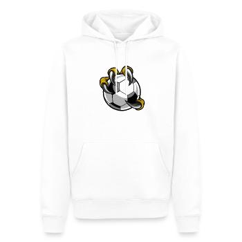 fußballerin ball spiel spieler spielerin fußball - Männer Premium Bio Hoodie - Weiß - Vorne - Nico (187cm)