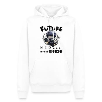 Police Cop Officer Police Office - Männer Premium Bio Hoodie - Weiß - Vorne - Nico (187cm)