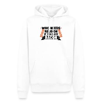 Atheist Atheism Anti-religion Securalism God - Men’s Premium Organic Hoodie - white - Front - Nico (187cm)
