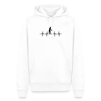 Gärtner Gärtnerin Hecke Rasen Rasenmähen Garten - Männer Premium Bio Hoodie - Weiß - Vorne - Nico (187cm)