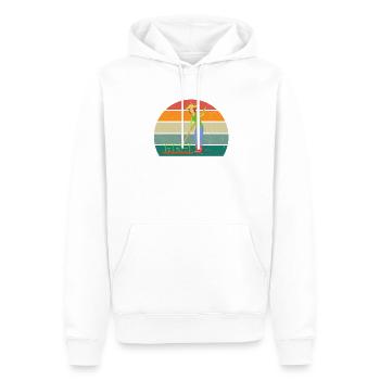 Gärtner Gärtnerin Hecke Rasen Rasenmähen Garten - Männer Premium Bio Hoodie - Weiß - Vorne - Nico (187cm)
