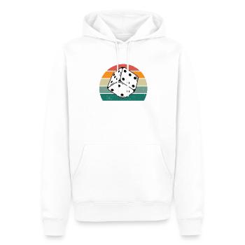 Board game Playing together Board game - Men’s Premium Organic Hoodie - white - Front - Nico (187cm)