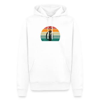 Golfer Golferin Golfspieler Golfspielerin Golf - Men’s Premium Organic Hoodie - white - Front - Nico (187cm)