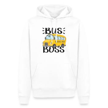 Schulbusfahrer Sei Nett Zum Schulbusfahrer - Männer Premium Bio Hoodie - Weiß - Vorne - Nico (187cm)