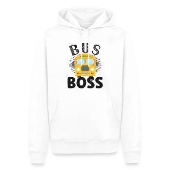 Schulbusfahrer Sei Nett Zum Schulbusfahrer - Männer Premium Bio Hoodie - Weiß - Vorne - Nico (187cm)