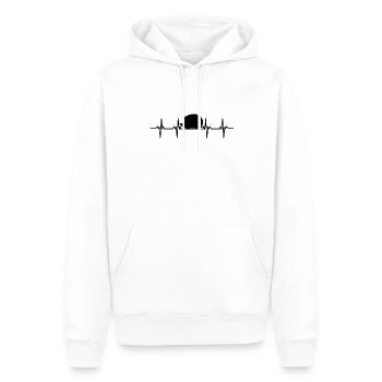 Igelstacheln Kugel Zusammenrollen Herbst Laub Igel - Männer Premium Bio Hoodie - Weiß - Vorne - Nico (187cm)