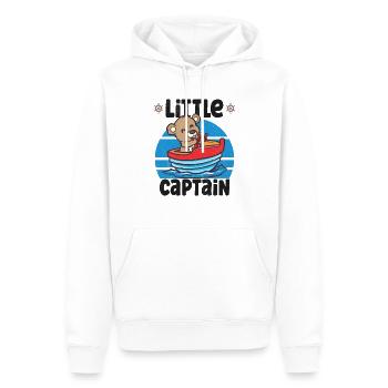 Voilier Voilier Bateau Kid Enfant Yacht Bateau - Sweat à capuche Premium bio Homme - blanc - Devant - Nico (187cm)