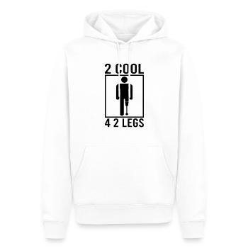 Handicapped Wheelchair Cyborg Leg Arm Amputee - Männer Premium Bio Hoodie - Weiß - Vorne - Nico (187cm)