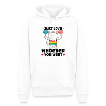 Lgbtq Transgender Gay Lesbian Feminismus Feminist - Männer Premium Bio Hoodie - Weiß - Vorne - Nico (187cm)