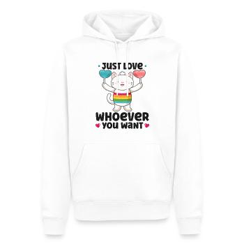 Lgbtq Transgender Gay Lesbian Feminismus Feminist - Männer Premium Bio Hoodie - Weiß - Vorne - Nico (187cm)
