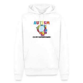 Autism Awareness Autism Disease Autistic Gift - Männer Premium Bio Hoodie - Weiß - Vorne - Nico (187cm)